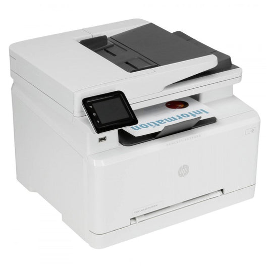 HP Color LaserJet Pro MFP M283fdn Printer, Print, Copy, Scan and Fax - Duplex Printing, ADF, Ethernet, USB Interface with LCD Touchscreen - 7KW74A - Vertexhub Shop-HP