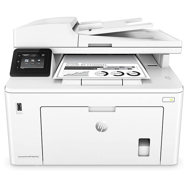 HP LaserJet Pro MFP M227fdw Printer, Print, Copy, Scan and Fax - Duplex Printing, ADF, Wireless, Ethernet, USB Interface with LCD Touchscreen - Vertexhub Shop-HP