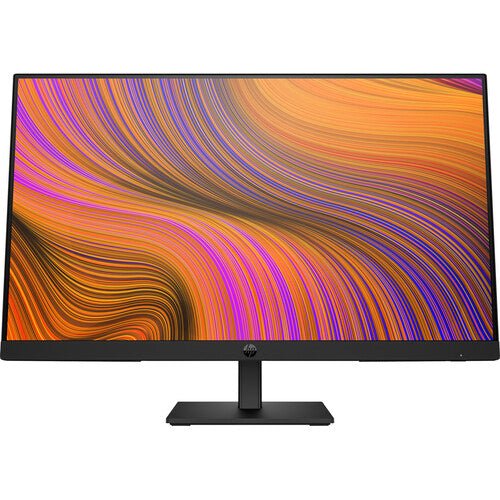 HP P24h G5 23.8" FHD Monitor, Height, Tilt, Integrated Speakers, Black Color, Connectivity : 1 VGA, 1 HDMI 1.4, 1 DisplayPort 1.2 HP