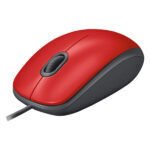Logitech USB Silent Mouse M110 - Red - Vertexhub Shop