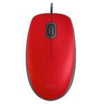 Logitech USB Silent Mouse M110 - Red - Vertexhub Shop