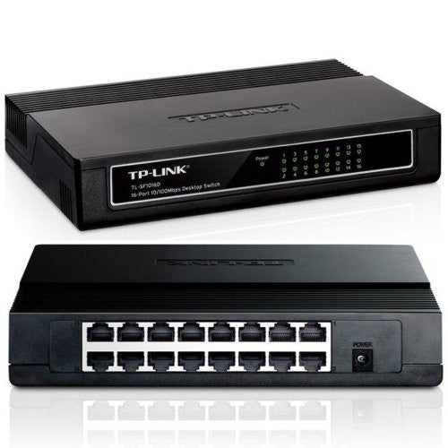 TP-LINK TL-SF1016D 16-Port 10/100Mbps Desktop Switch - Vertexhub Shop