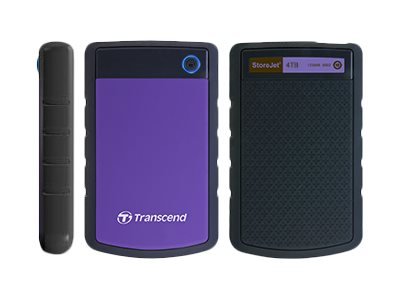 Transcend External HDD 4TB - Purple - Vertexhub Shop
