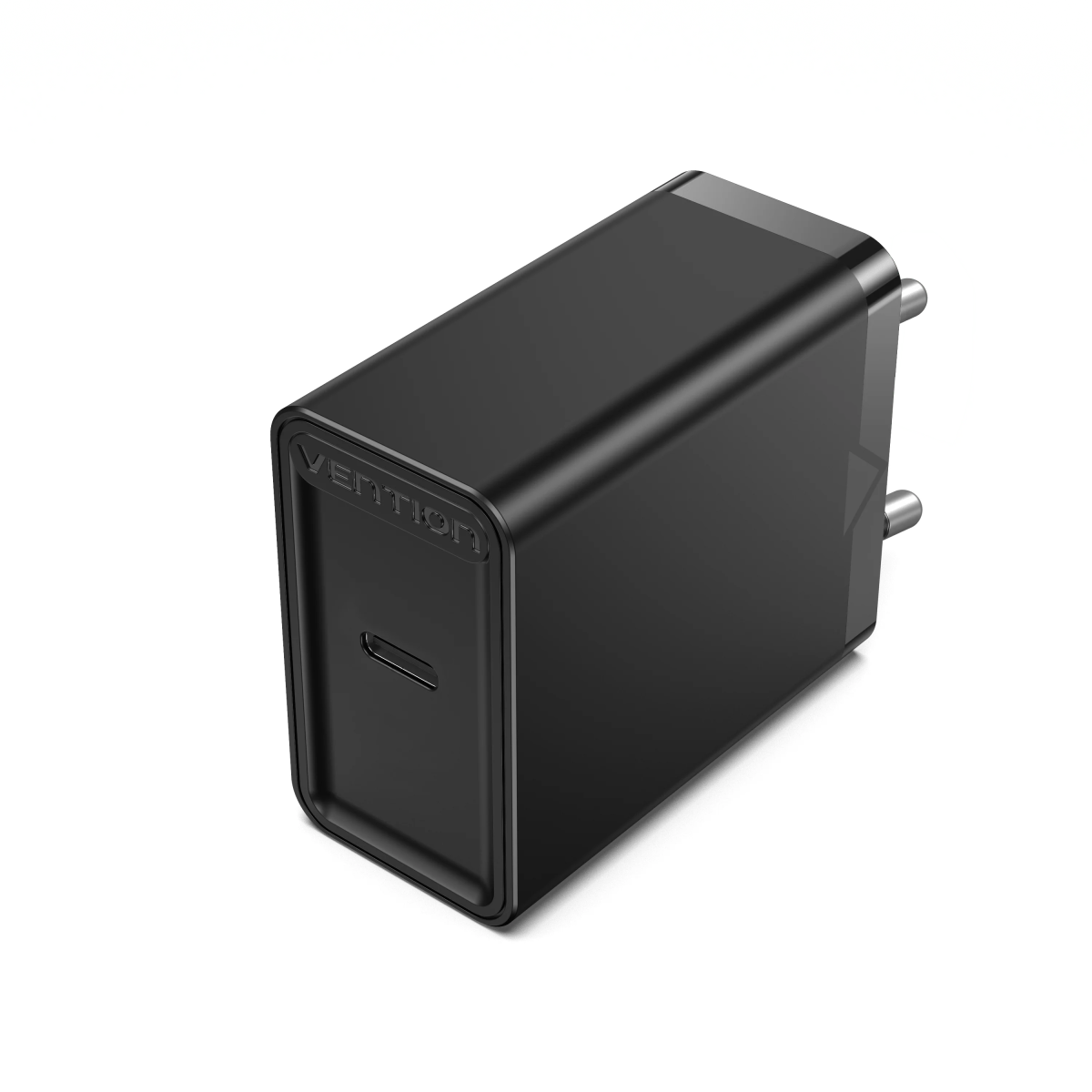 Vention 1-port USB Wall Charger(18W) UK-Plug Black - Vertexhub Shop-vention