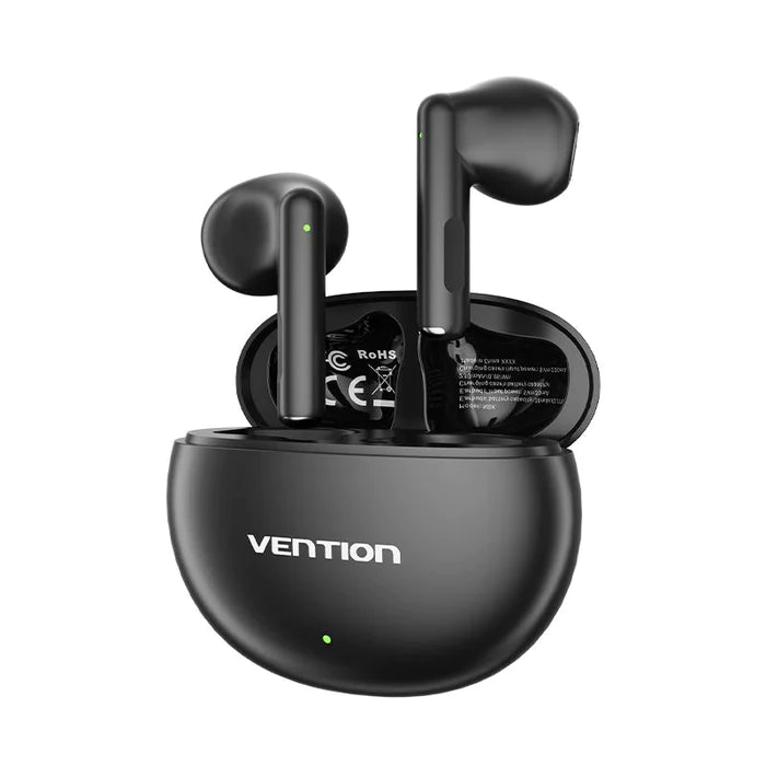 Vention Elf E06 Wireless Earbuds-BLACK - Vertexhub Shop-vention