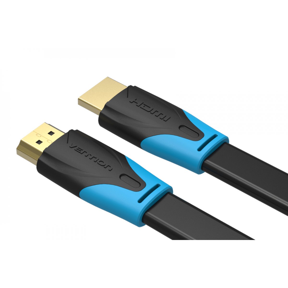 Vention Flat HDMI Cable 5M Black - Vertexhub Shop-vention