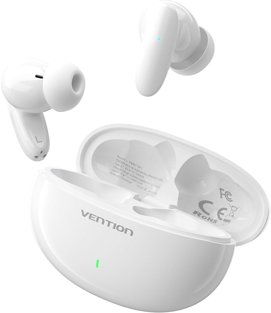 Vention HiFun Ture Wireless Bluetooth Earbuds Green - Vertexhub Shop-vention