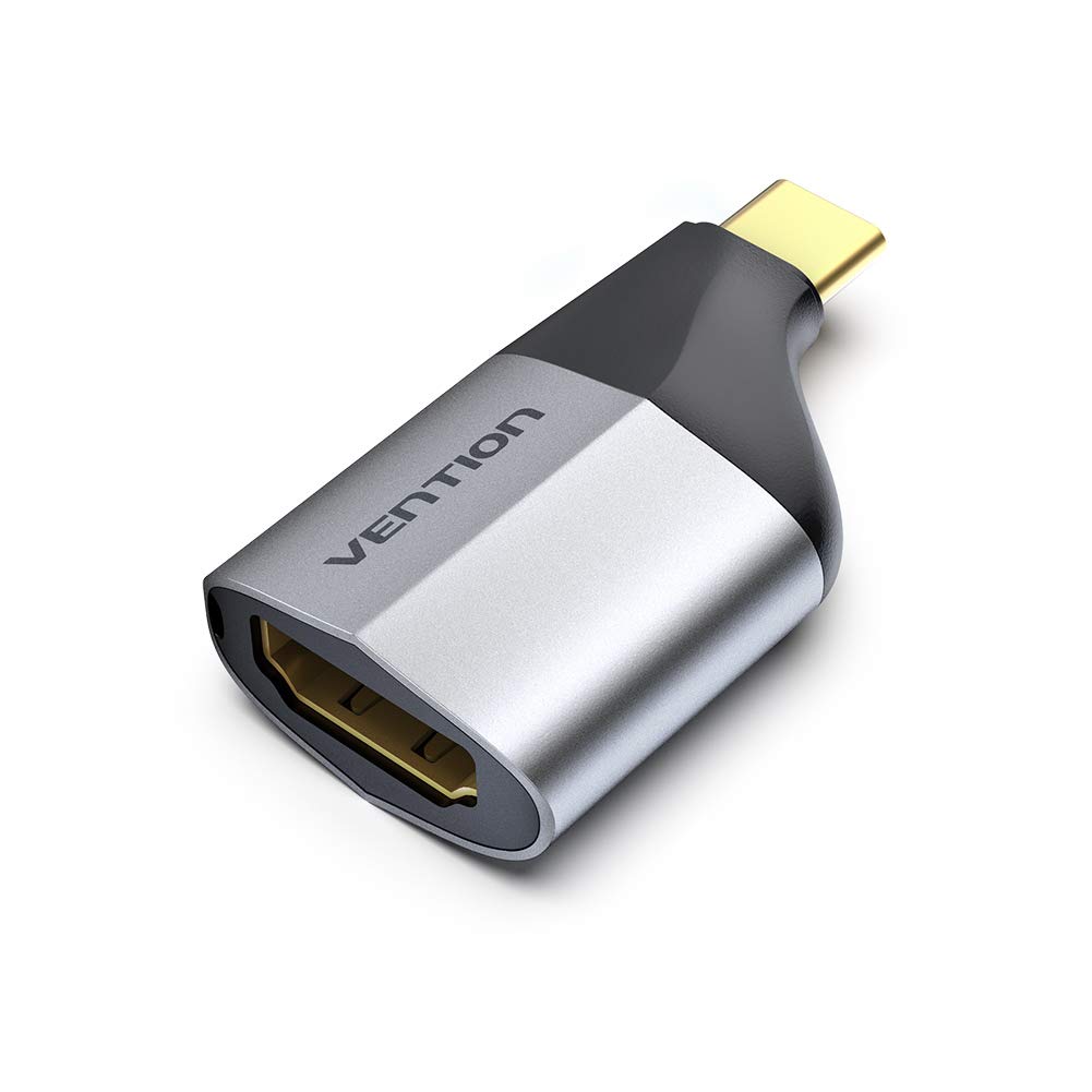 Vention Type C Male to HDMI Female Adapter Gray Aluminum Alloy Type - Vertexhub Shop-vention