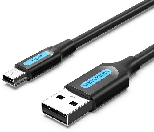 Vention USB 2.0 A Male to Mini-B Male 0.5M - Vertexhub Shop-vention