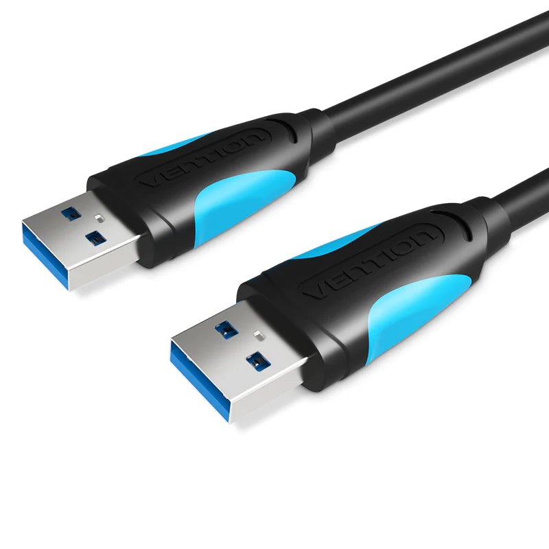 Vention USB 3.0 A Male to A Male Cable 1.5M Black PVC Type - Vertexhub Shop-vention