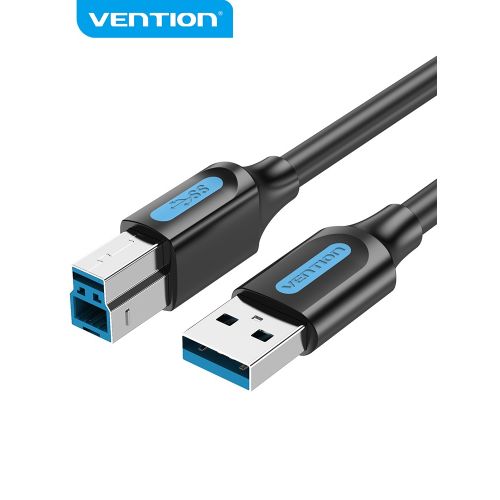 Vention USB 3.0 A Male to B Male Cable 1.5M - Vertexhub Shop-vention