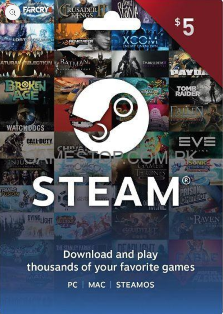 Steam Gift Card 20